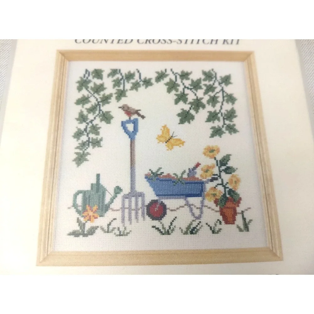 Creative World DMC Counted Cross Stitch‎ Kit Garden Tools XC0395A NIP NEW